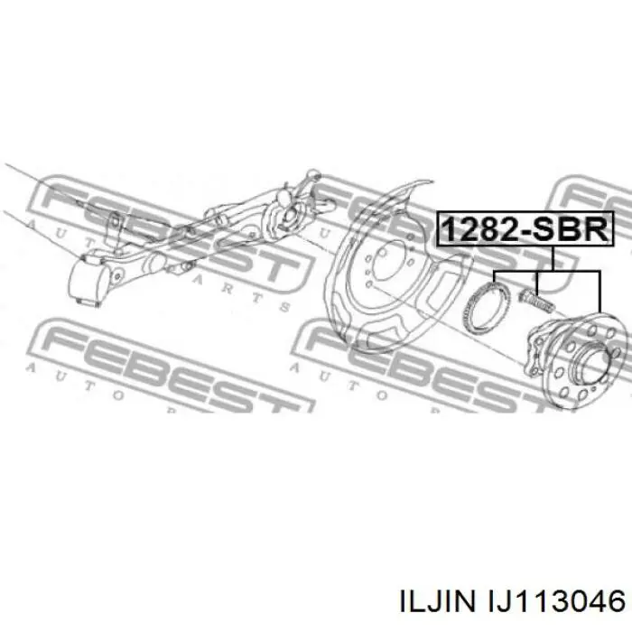 Comprar IJ113046 Iljin Cubo de rueda, Eje trasero
