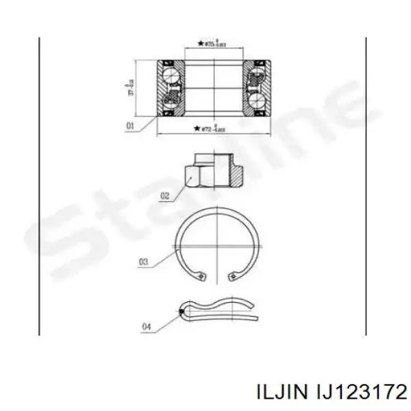 IJ123172 Iljin Cubo delantero