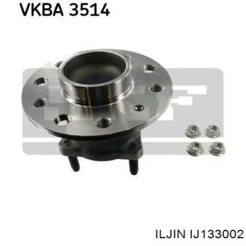 Cubo de rueda trasero IJ133002 Iljin