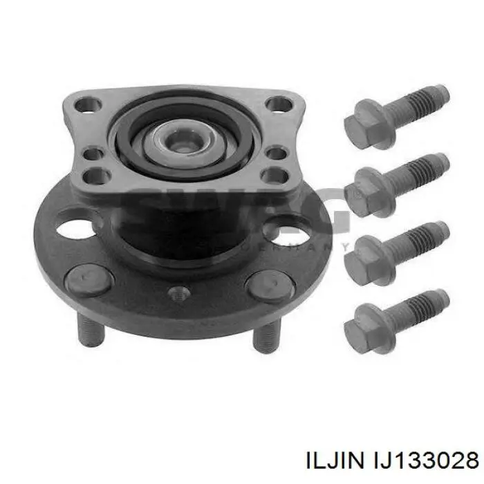 Cubo de rueda trasero Ford Fiesta CB1