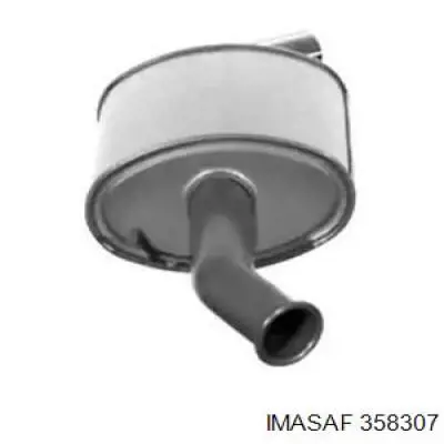 Silenciador trasero 358307 Imasaf