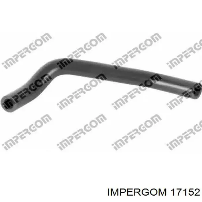 17152 Impergom tubo flexible de aire de sobrealimentación superior derecho