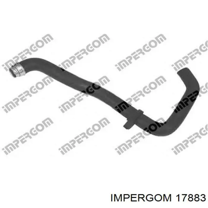 09911 Metalcaucho Manguera del intercooler