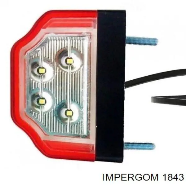 1843 Impergom silentblock extensiones de brazos inferiores delanteros