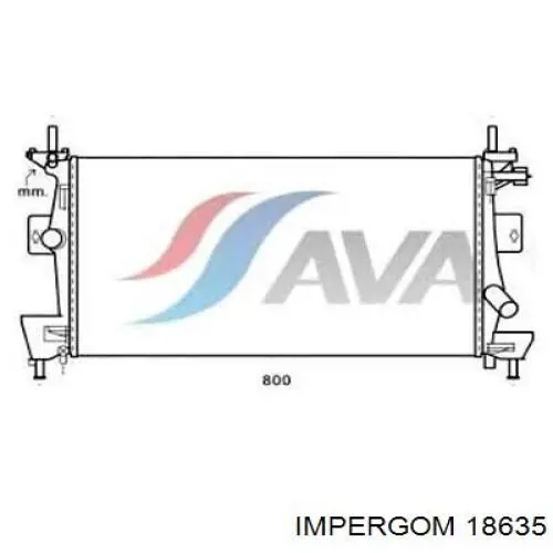 18635 Impergom Manguera del intercooler