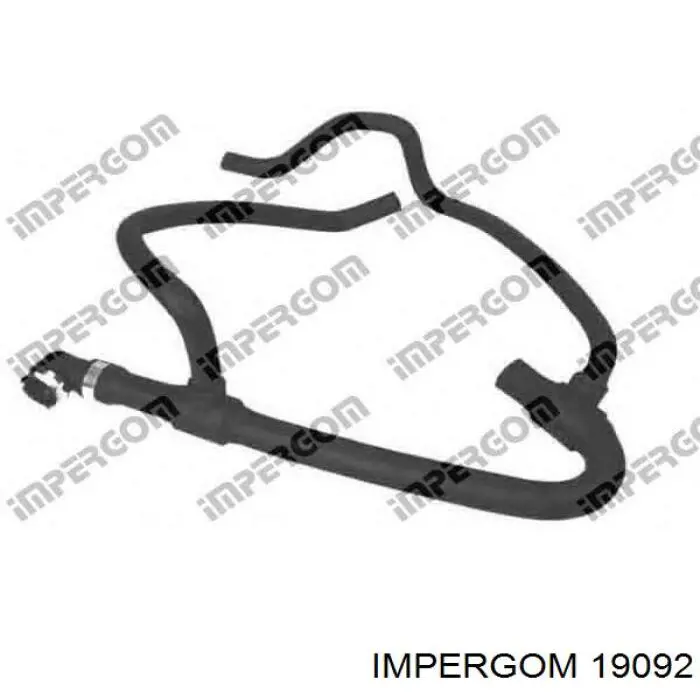 Comprar 07331 Metalcaucho Manguera inferior del radiador