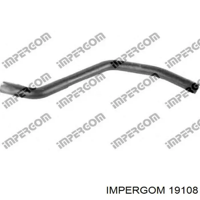 19108 Impergom tubo flexible de aire de sobrealimentación inferior izquierdo