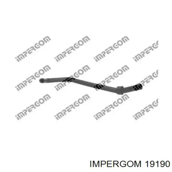 19190 Impergom tubería de radiador, tuberia flexible calefacción, inferior