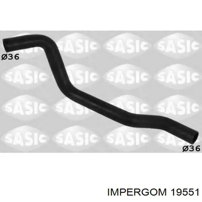 19551 Impergom Manguera inferior del radiador