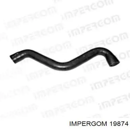 Manguera superior del radiador 7609904 Fiat/Alfa/Lancia