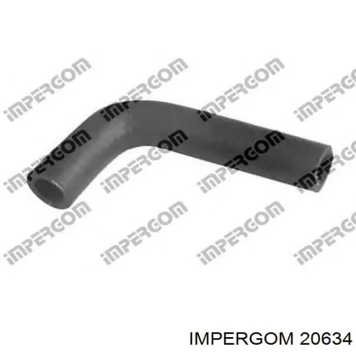 20634 Impergom tubo flexible de aire de sobrealimentación superior izquierdo