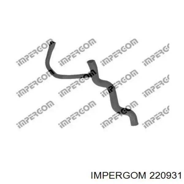 220931 Impergom manguera refrigerante para radiador inferiora