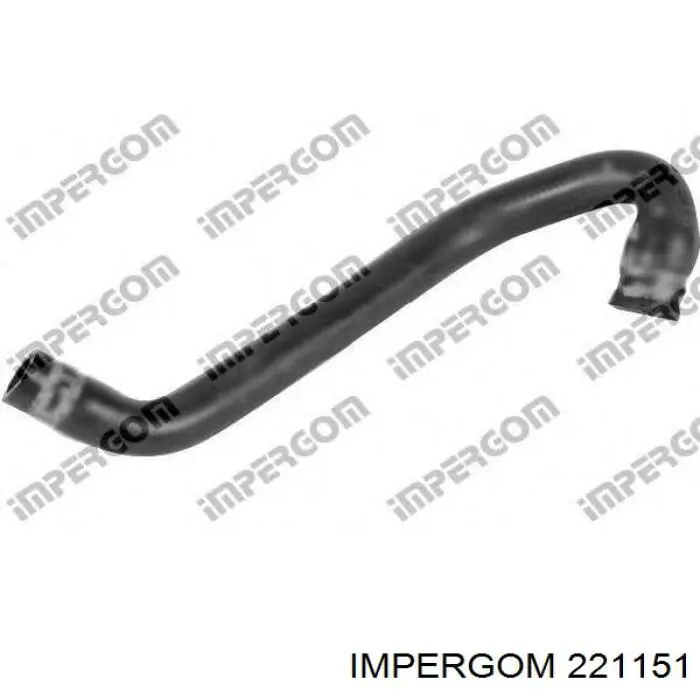 221151 Impergom tubo flexible de aire de sobrealimentación, de turbina