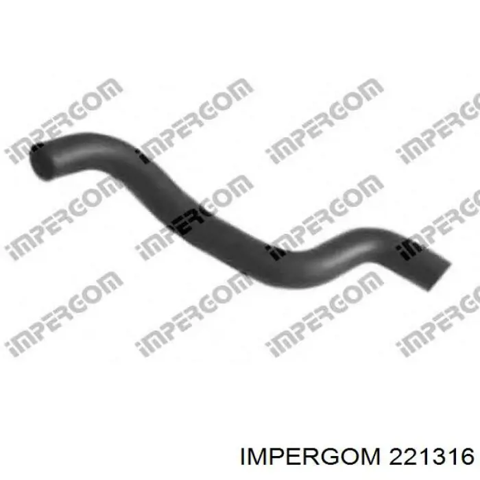 Manguera de radiador arriba Ford 2S6H8B274AG