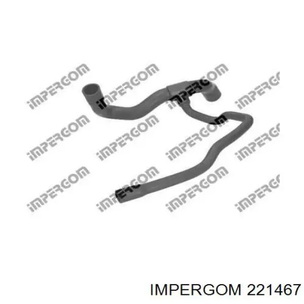 221467 IMPERGOM Manguera refrigerante para radiador inferiora