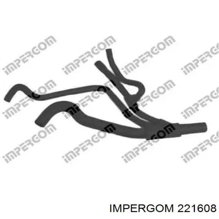 026505 Cautex Manguera inferior del radiador
