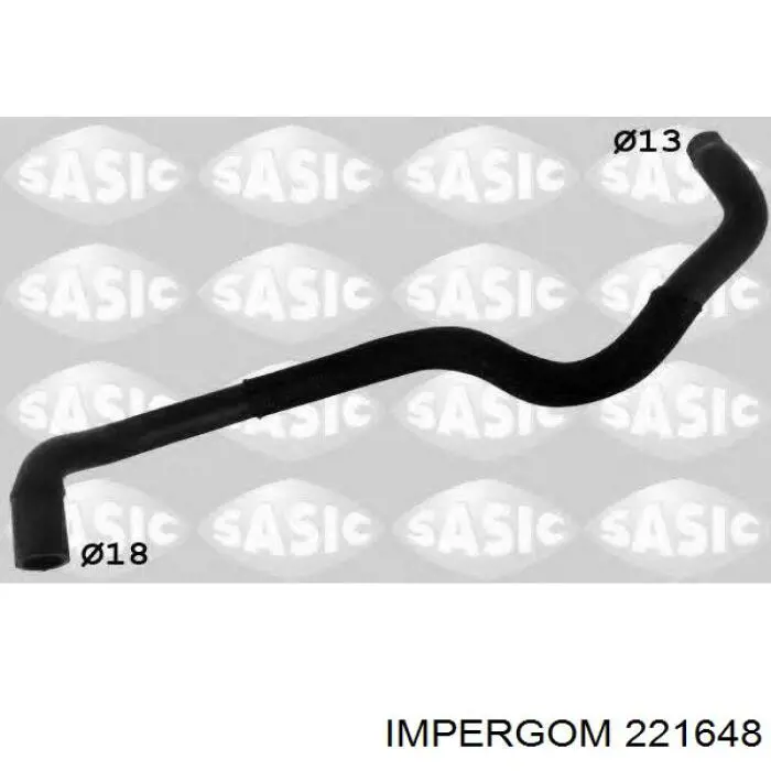 221648 Impergom manguera (conducto del sistema de refrigeración)