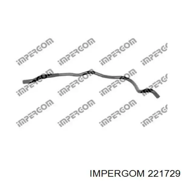 221729 Impergom tubería de radiador, tuberia flexible calefacción, inferior