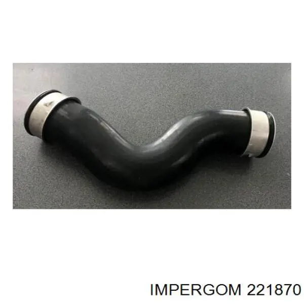 221870 Impergom tubo flexible de aire de sobrealimentación inferior derecho