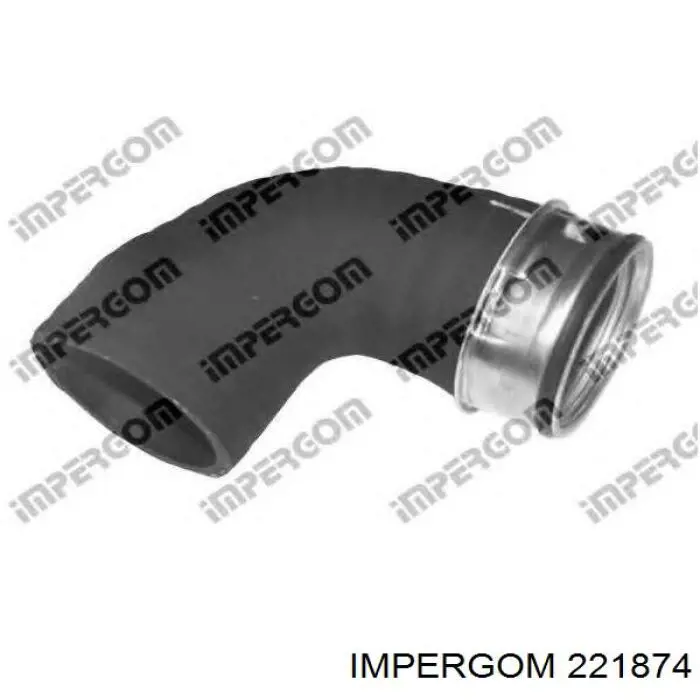 221874 Impergom tubo flexible de aire de sobrealimentación superior derecho