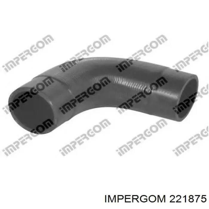 221875 Impergom tubo flexible de aire de sobrealimentación superior izquierdo