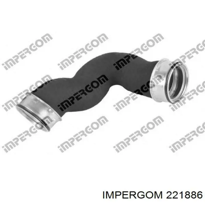 221886 Impergom tubo flexible de aire de sobrealimentación derecho