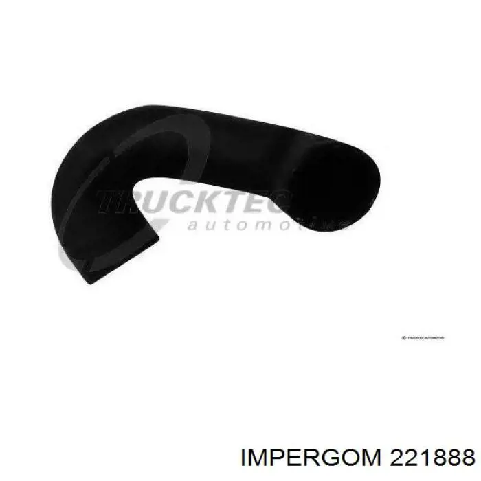 221888 Impergom tubo flexible de aire de sobrealimentación izquierdo