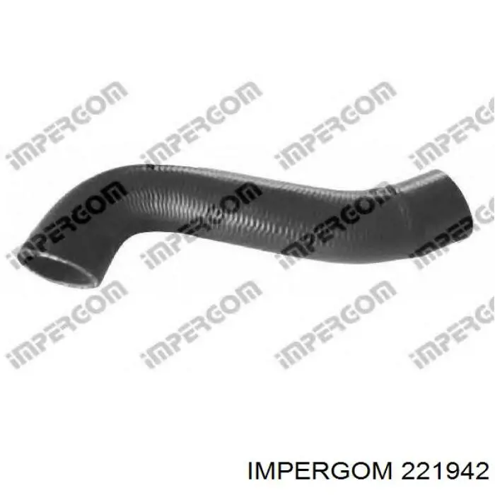 Tubo de salida de aire del turbocompresor 07193 Metalcaucho