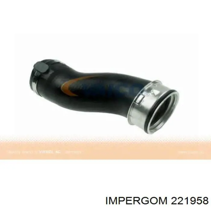 221958 Impergom tubo flexible de aire de sobrealimentación inferior derecho