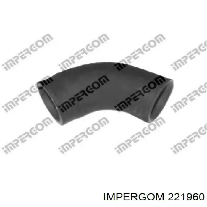 221960 Impergom tubo flexible de aire de sobrealimentación derecho