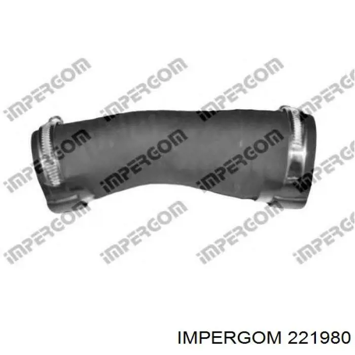 221980 Impergom tubo flexible de aire de sobrealimentación derecho