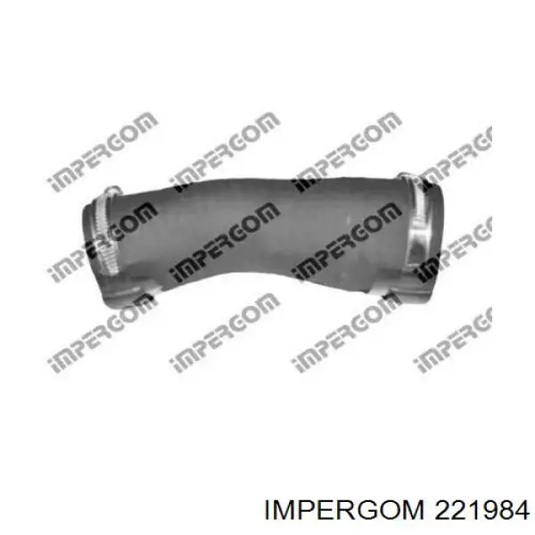 221984 Impergom tubo flexible de aire de sobrealimentación inferior derecho