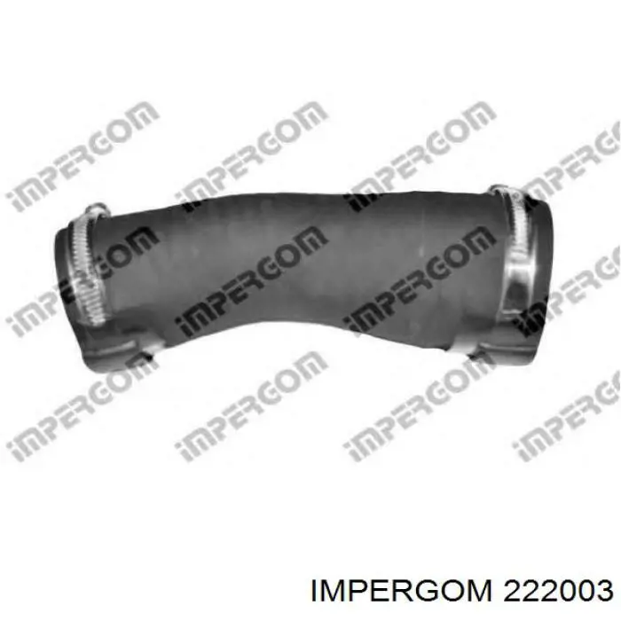 222003 Impergom tubo flexible de aspiración, cuerpo mariposa
