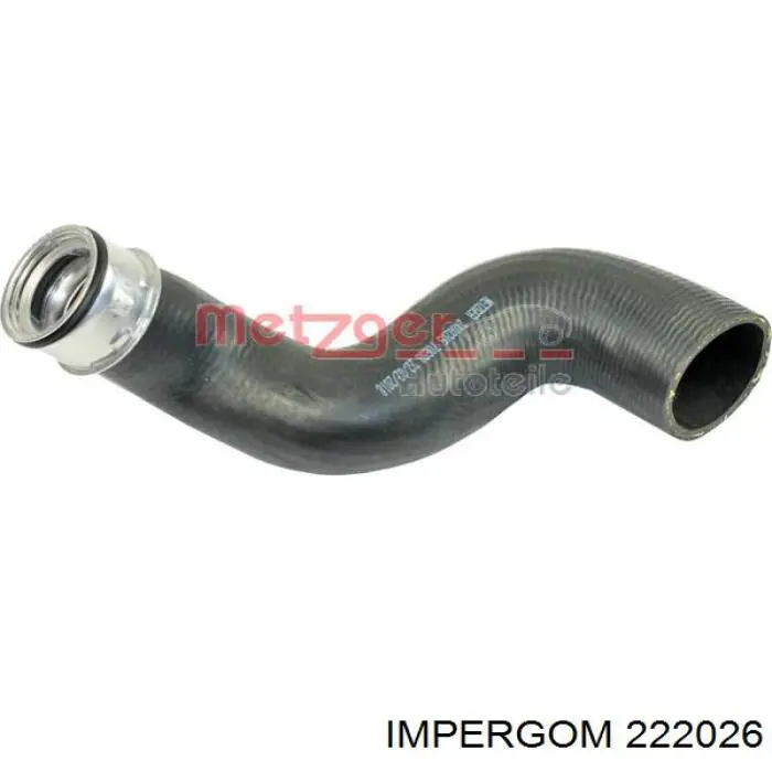 222026 Impergom tubo flexible de aire de sobrealimentación inferior