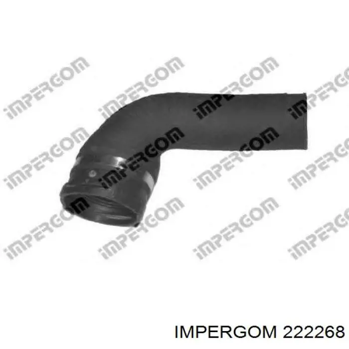 222268 Impergom tubo flexible de aire de sobrealimentación superior izquierdo