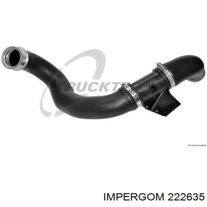 222635 Impergom tubo flexible de aire de sobrealimentación izquierdo