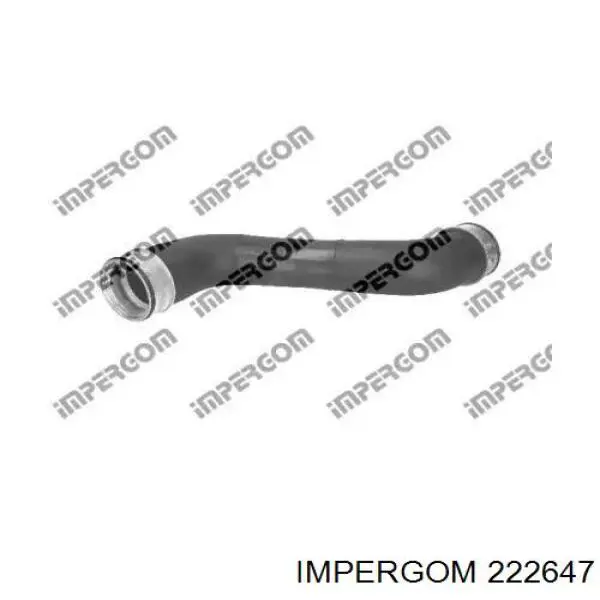 222647 Impergom tubo flexible de aire de sobrealimentación inferior izquierdo