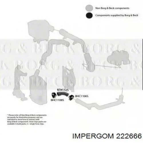 Comprar 222666 Impergom Tubo intercooler