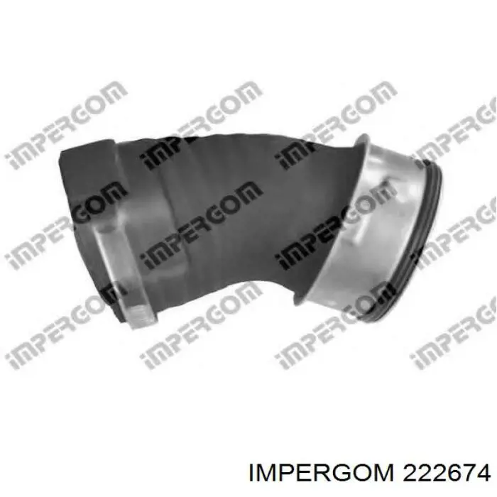 222674 Impergom tubo flexible de aire de sobrealimentación izquierdo