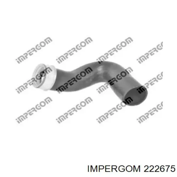 222675 Impergom tubo flexible de aire de sobrealimentación derecho