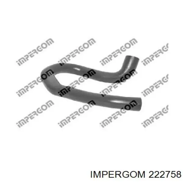 222758 Impergom tubo flexible de aire de sobrealimentación inferior
