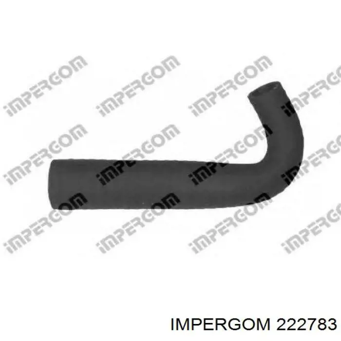 98802 Metalcaucho tubo flexible de aire de sobrealimentación izquierdo