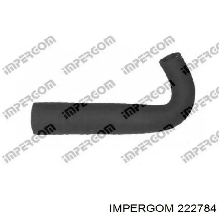 222784 Impergom tubo flexible de aire de sobrealimentación superior derecho