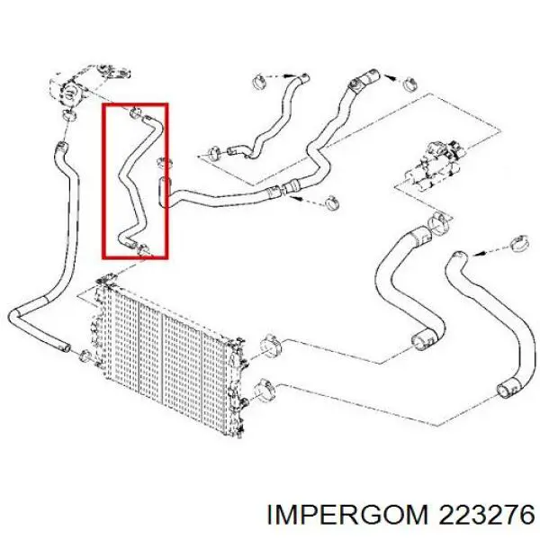 Comprar 223276 Impergom Tubo de refrigeración, termostato