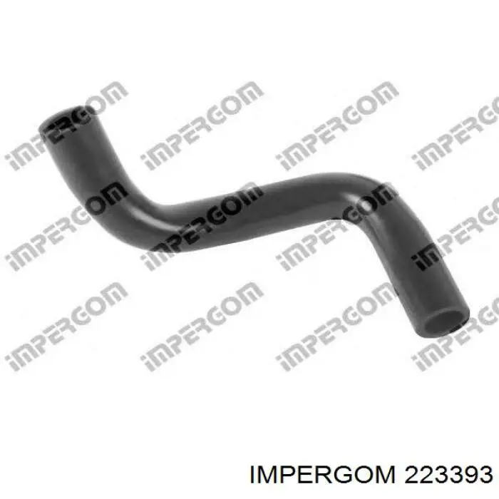09964 Metalcaucho tubo flexible de aire de sobrealimentación superior izquierdo