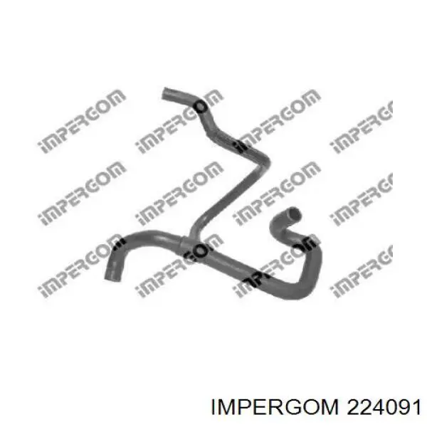 224091 Impergom manguera refrigerante para radiador inferiora