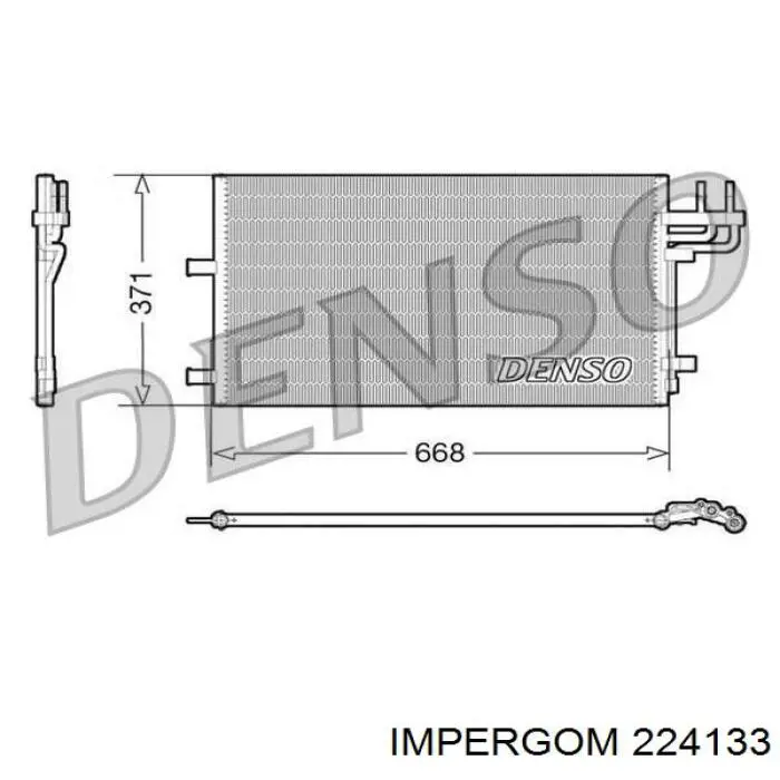 Manguera superior del depósito de expansión Metalcaucho 07507