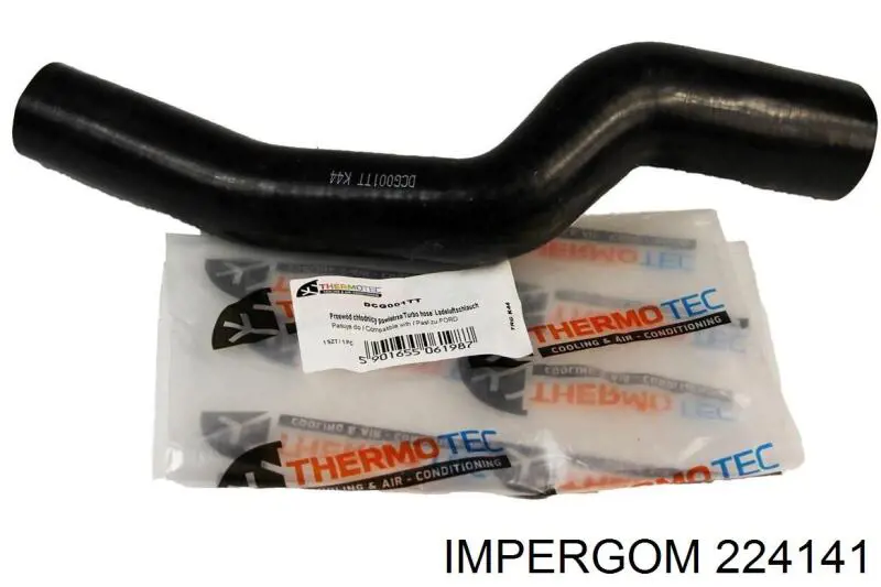 224141 Impergom tubo flexible de aire de sobrealimentación superior derecho
