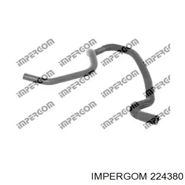 Manguera superior del radiador 90499810 Opel
