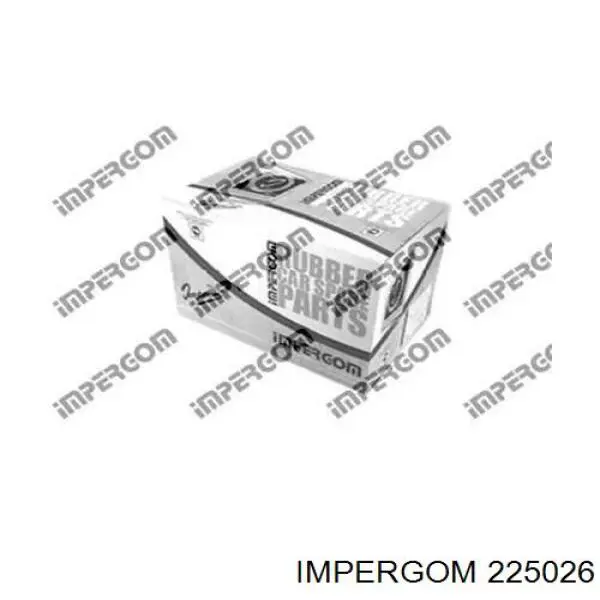 225026 Impergom tubo flexible de aire de sobrealimentación inferior izquierdo